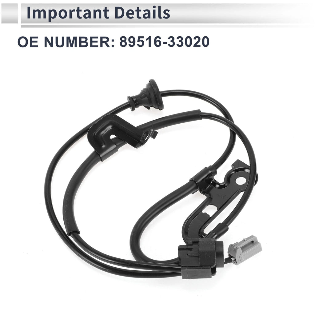 ABS Wheel Speed Sensor No. 89516-33020 for Toyota Camry (2002–2006) Rear Left