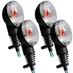 4X Turn Signal Lamp Clear for Kawasaki Ninja 250R (2008–2012) Vulcan S (2017–2024)