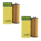 Set of 2 Engine Oil Filters for Mercedes W205 C117 X218 C207 W463