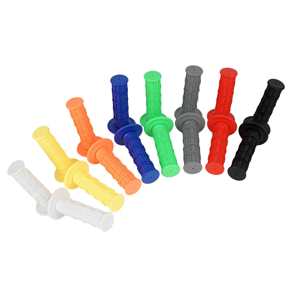 Set of 2 Soft Rubber Hand Grips for Dirt Pit Bike (22/25mm, 7/8")