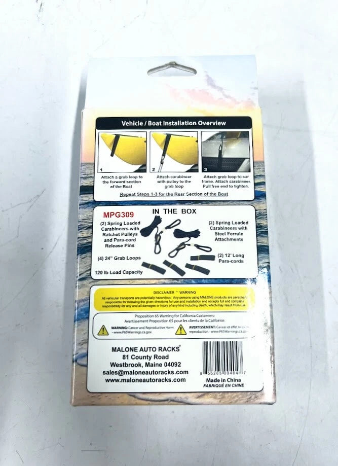 Ratchet Style Safety Tie Downs for Malone MPG309