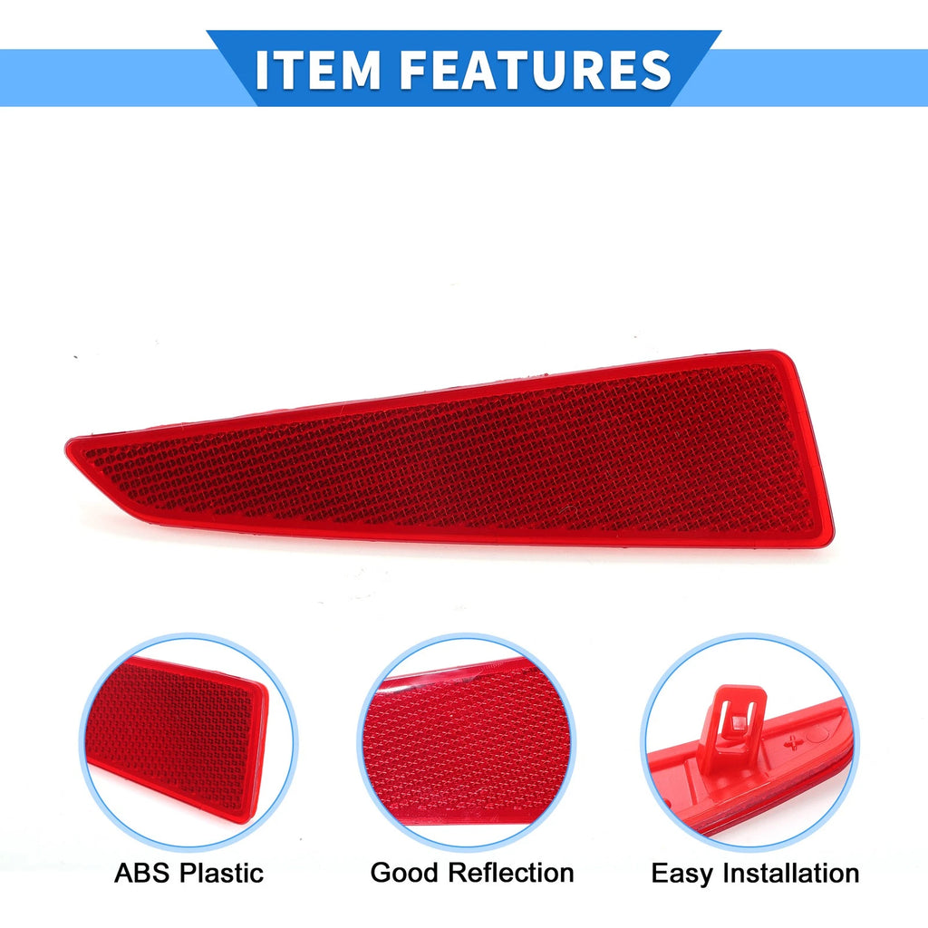 Rear Left Bumper Reflector No. 8192048050 for Lexus RX350 (2016–2019) Red