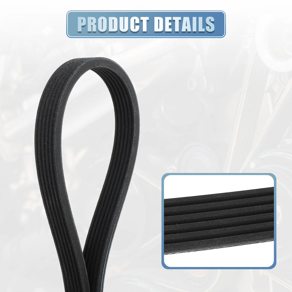 V-Ribbed Serpentine Drive Belt for Volkswagen Jetta (2000–2005) No. 06A260849E