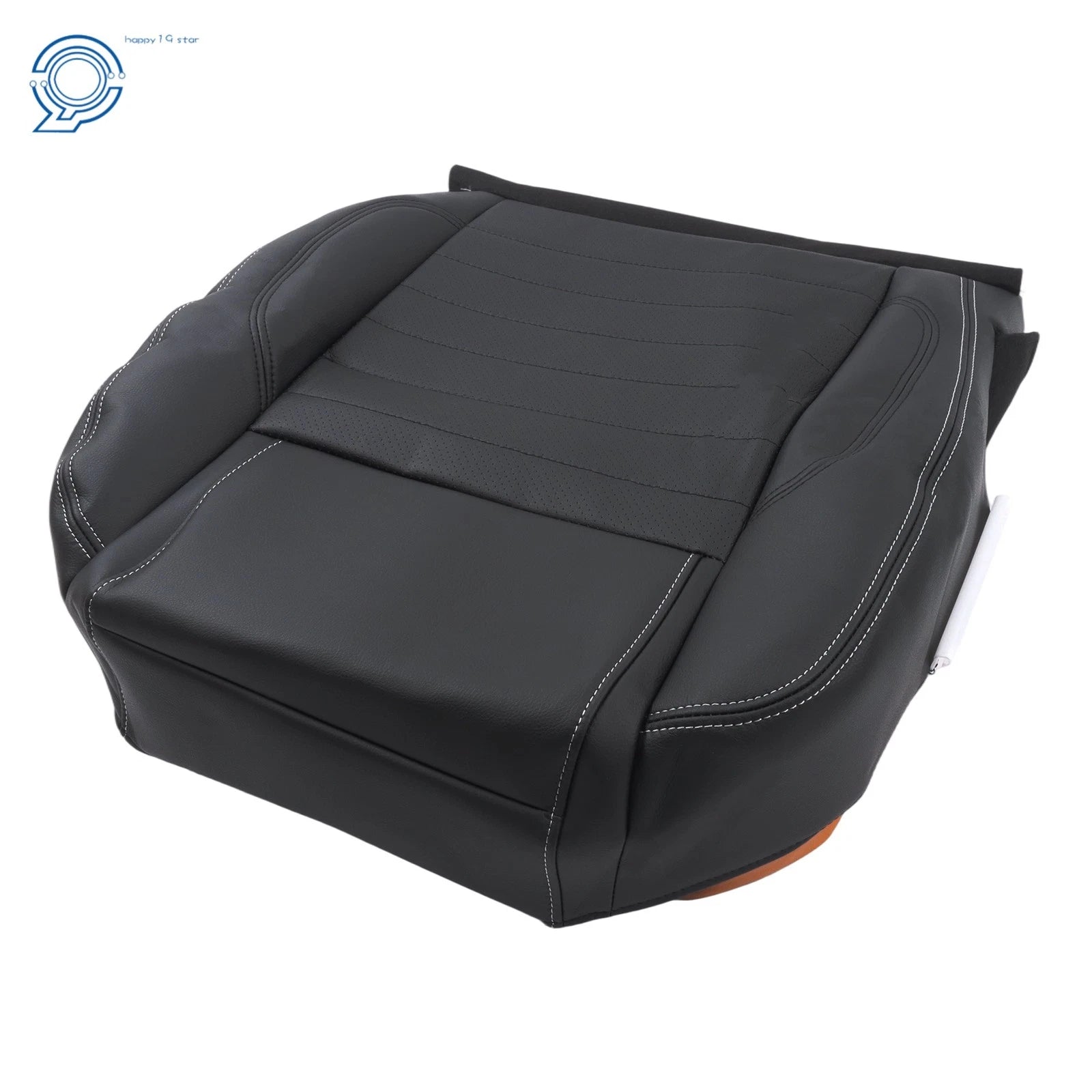 Leather Perforated Driver Side Bottom Seat Cover for Ford Mustang GT (2010–2014)