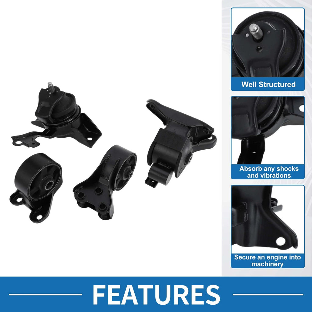 Set of 2 Engine Motor Trans Mounts for Hyundai Elantra 2.0L (2001–2006) 640283776850