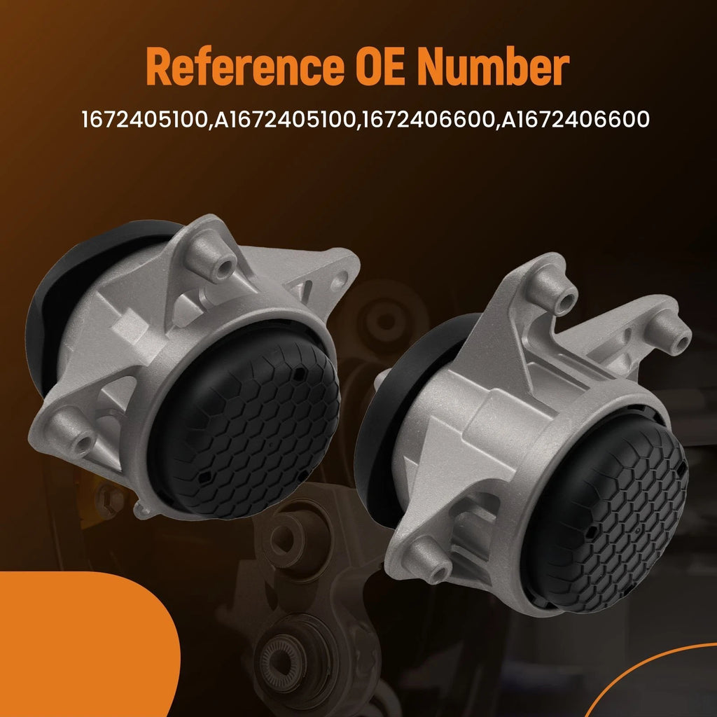 2X Engine Mount Set for Mercedes GLE350 GLE450E (2019–2025)