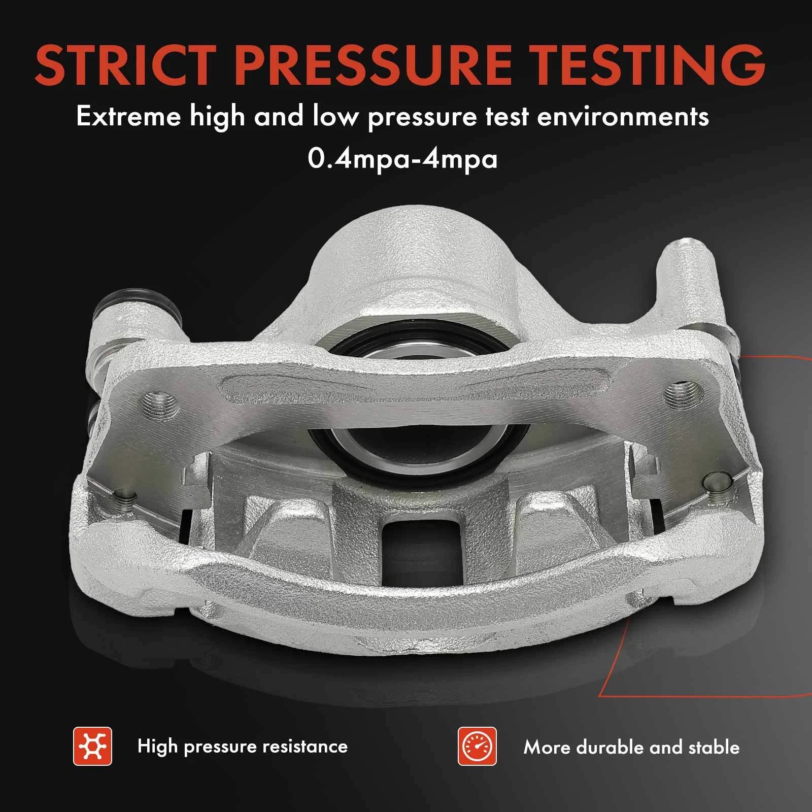 Pair Front Brake Calipers for Hyundai Accent (1995-1999)