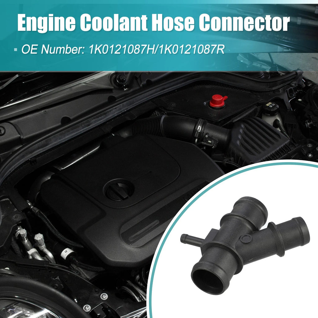 Engine Coolant Hose Connector No. 1K0121087H/1K0121087R for Audi TT (2007–2014)