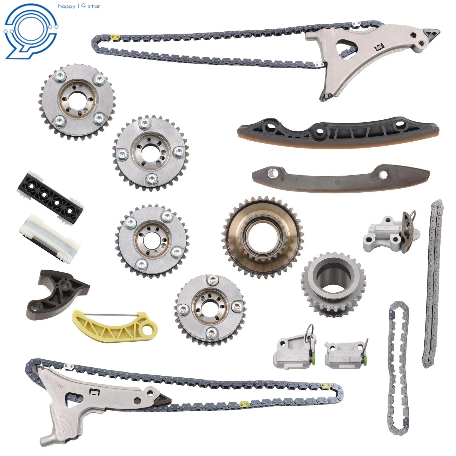 Timing Chain Kit with Camshaft Adjuster for Mercedes Benz ML350 E400 GL450 (2011–2015)