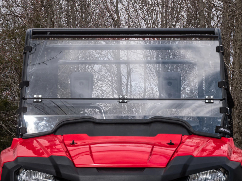 Scratch Resistant Flip Down Windshield for Honda Pioneer 700 (2014–2023)