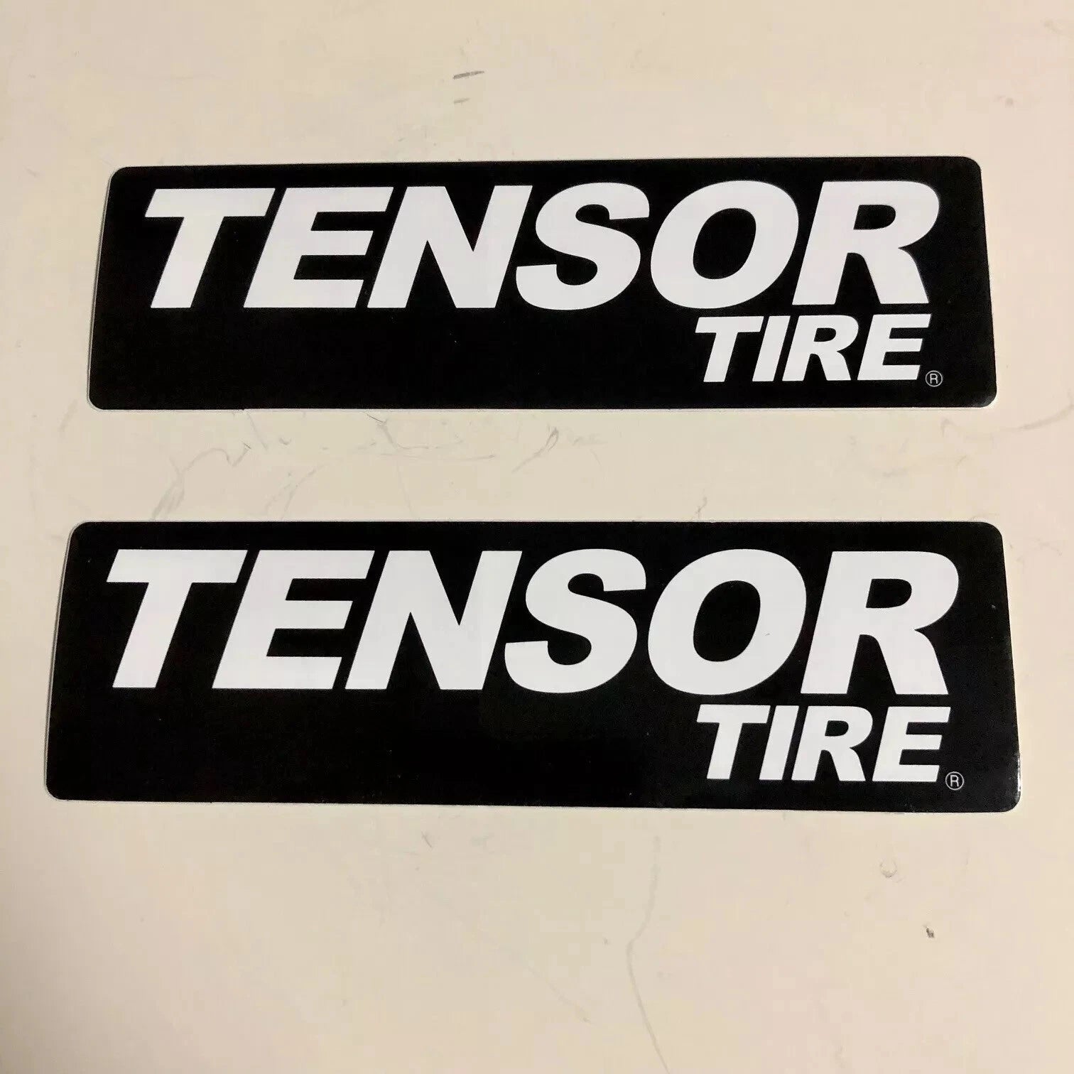 2X Stickers Decal Pair for ATV UTV (6 Inch, Black/White)