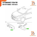 Interior Rear View Mirror for Toyota Corolla, RAV4, Camry, Prius, Hilux (05-14)