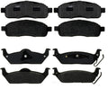 Set of 4 Semi-Met Brake Pads for Ford F150, Lincoln Mark LT (2004–2008)