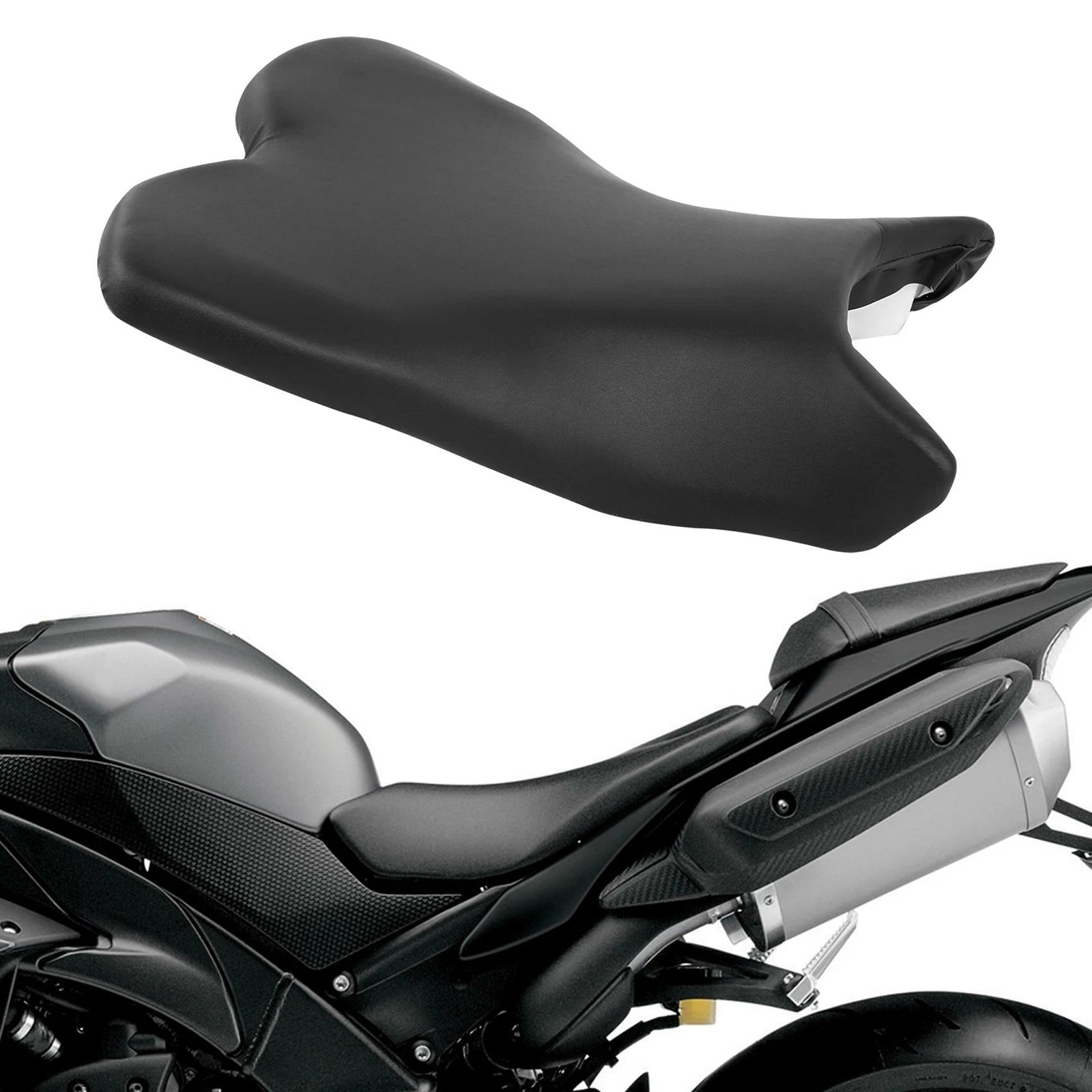 Driver/Passenger Seat for Yamaha YZF R1 (2009–2014) Black
