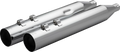 KHROME WERKS HP-Plus Slip-On Mufflers for Trike/Twin Cam (4")