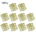 10pcs Gold Furniture Hinges for Jewelry Box (29mm x 27mm)