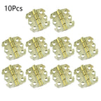 10pcs Gold Furniture Hinges for Jewelry Box (29mm x 27mm)
