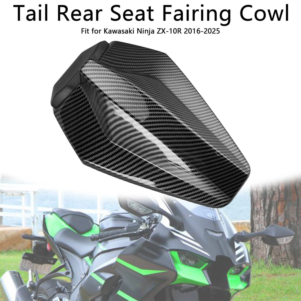 Racing Tail Rear Seat Fairing Cowl for Kawasaki ZX10R (2016–2025) Carbon
