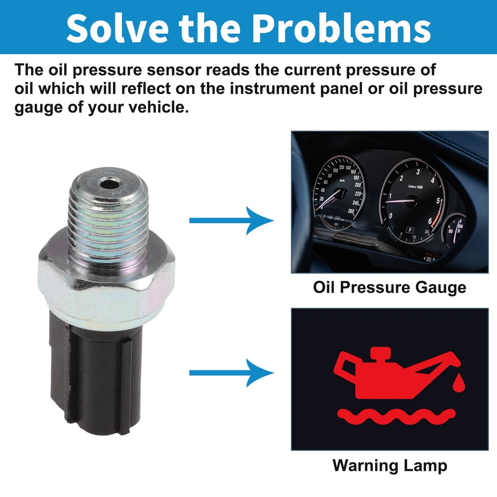 1 Pcs Engine Oil Pressure Sensor No.1U5Z9278A for Ford Escape (2001–2005)