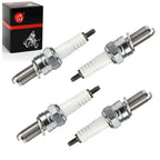 Set of 4 Ignition Coils & Iridium Spark Plugs for Kawasaki Ninja ZX-6R (2000–2009)