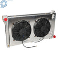 3 Row Aluminum Radiator with Shroud Fan for Chevy GMC C/K 10/20/30 (1967–1972)