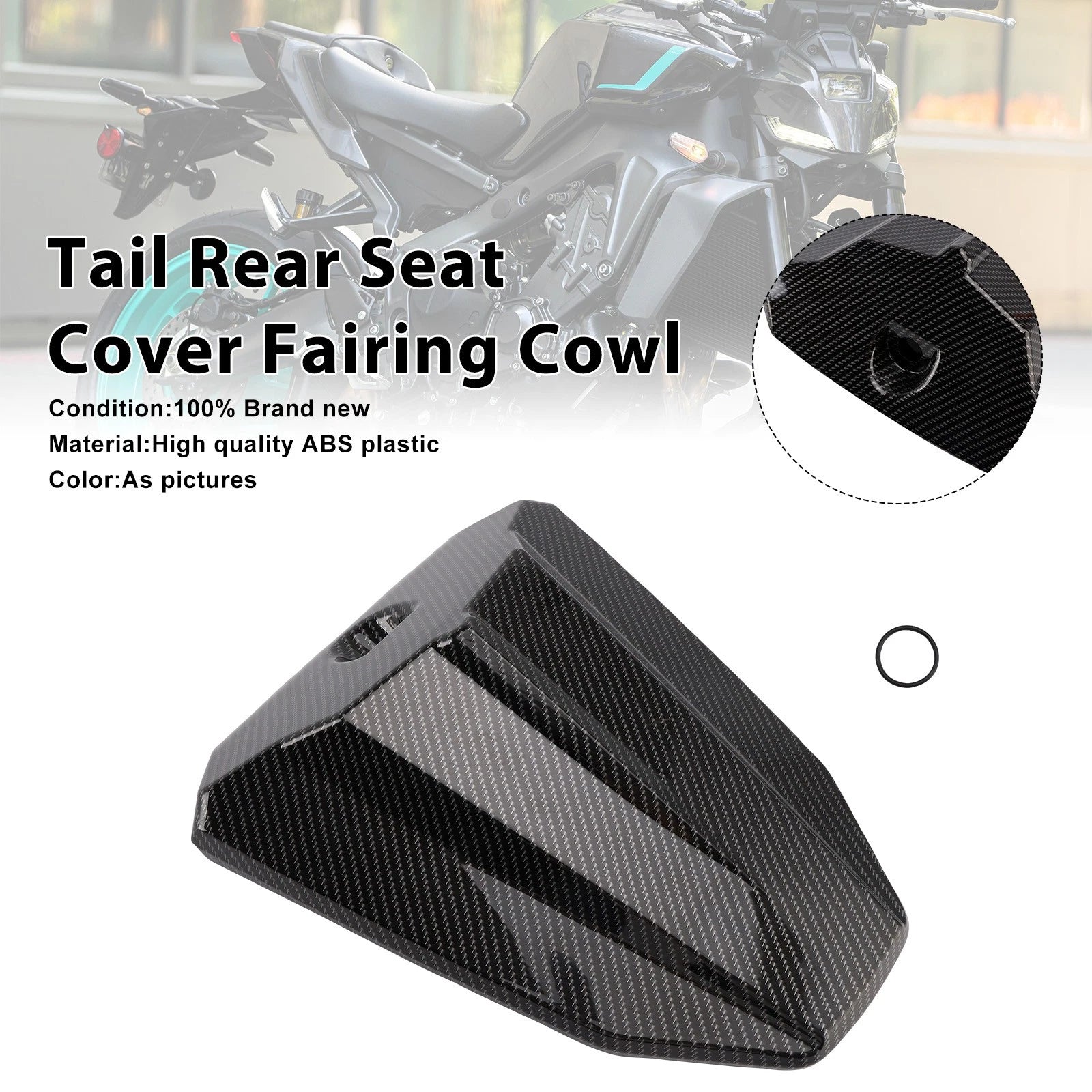 Tail Rear Seat Cover Fairing Cowl for Yamaha MT-09 / SP (2024–2026) Carbon