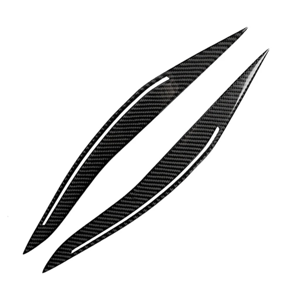 2X Headlight Eyebrows Eyelids Trim for BMW 5 Series F10 (2014–2016)