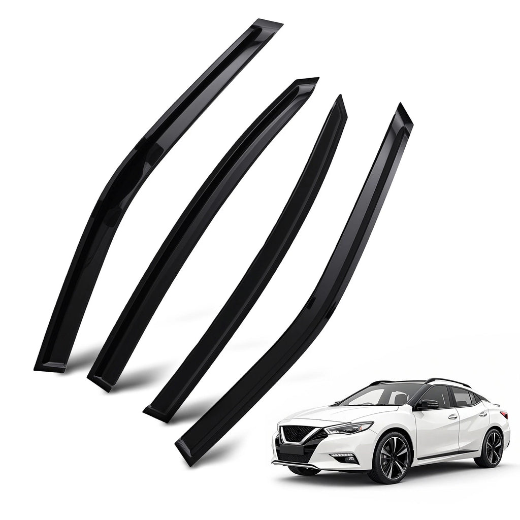 Set of 4 Window Visor Rain Guard Vents for Nissan Maxima (2016–2023)