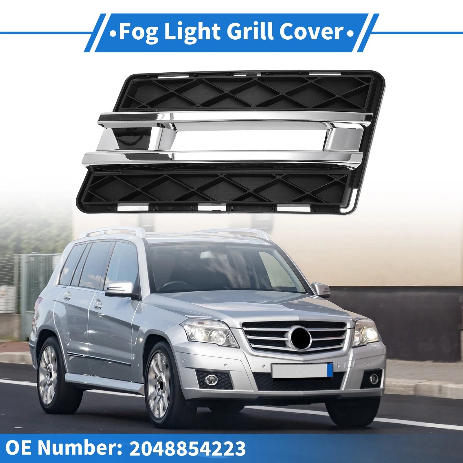 Fog Light Grill for Mercedes-Benz GLK-Class (2008–2015) No. 2048854223