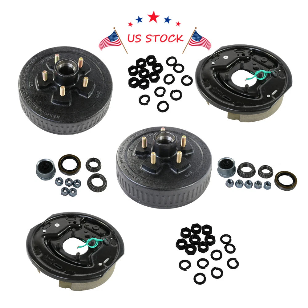 Electric Brake Kit for 3500 lbs Axle (10" x 2-1/4")