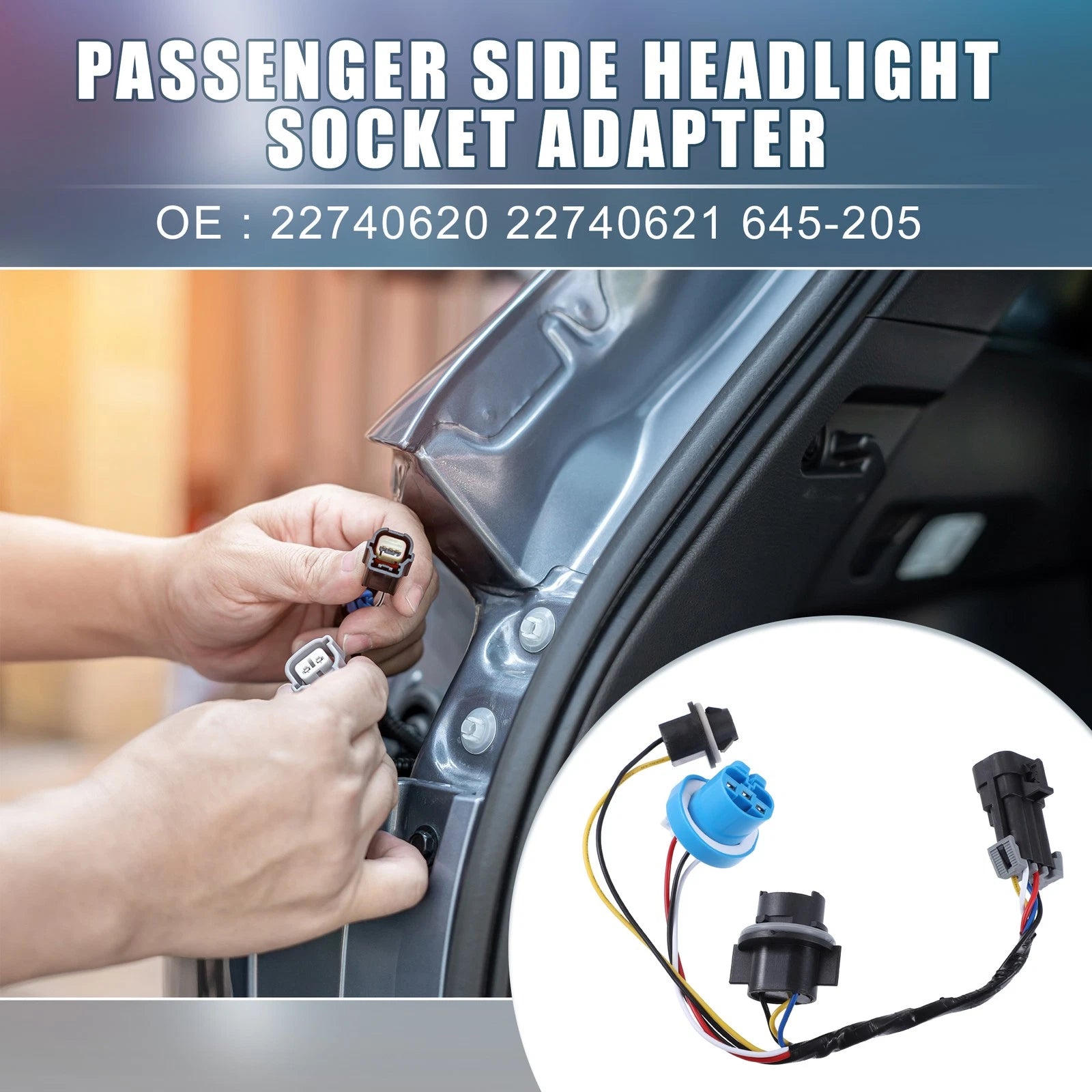 Headlight Socket Adapter 22740620 for Chevy Cobalt (2005–2009)