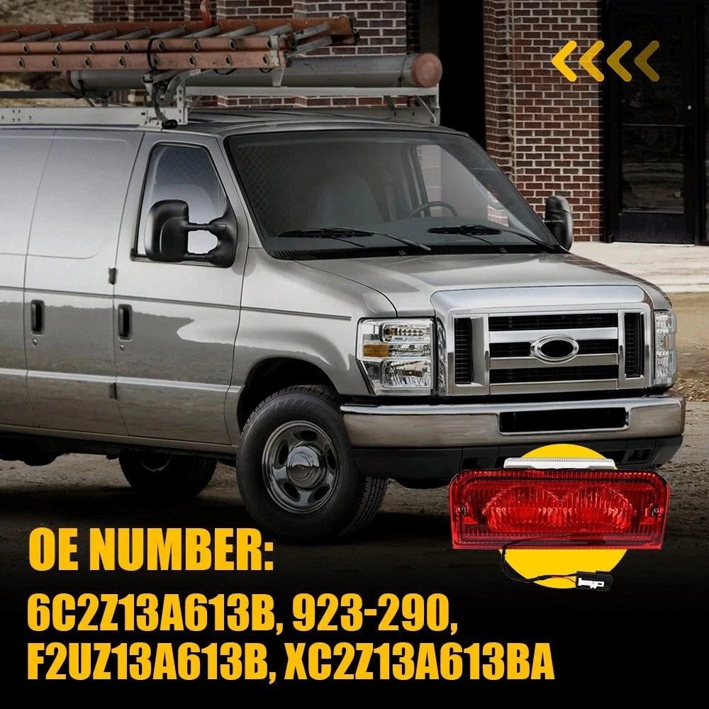 LED Red Third Brake Stop Lamp for Ford E150 E250 E350 Econoline (1992–2022)