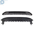 Set of 2 Front Bumper Grilles for Ford Fusion (2013-2016)
