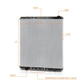 2X Aluminum Core 2-Row Cooling Radiator for Cascadia/Century Class/Columbia (2008–2012)