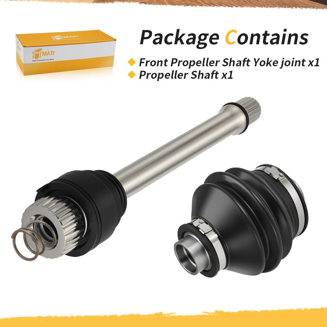 Propeller Shaft & Yoke Joint for Honda TRX650 TRX680 (2003–2023)