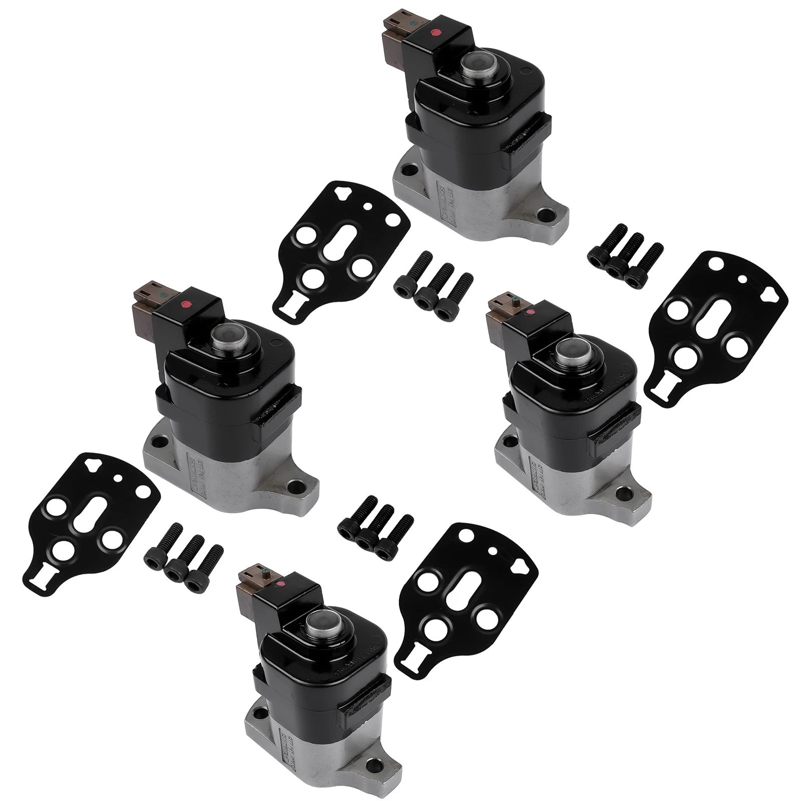 Set of 4 Fuel Pump Metering Control Actuators for Cummins ISX ISX15 QSX15 (4902907)