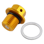 Magnetic Oil Drain Plug Bolt for Yamaha YZF R1 R6 FZ1 FZ6 MT-07/09 (2000–2023)