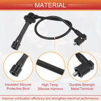 Set of 4 Spark Plug Wire Ignition Coil Cables No. 0K30F18140 for Kia Rio (2001–2005)