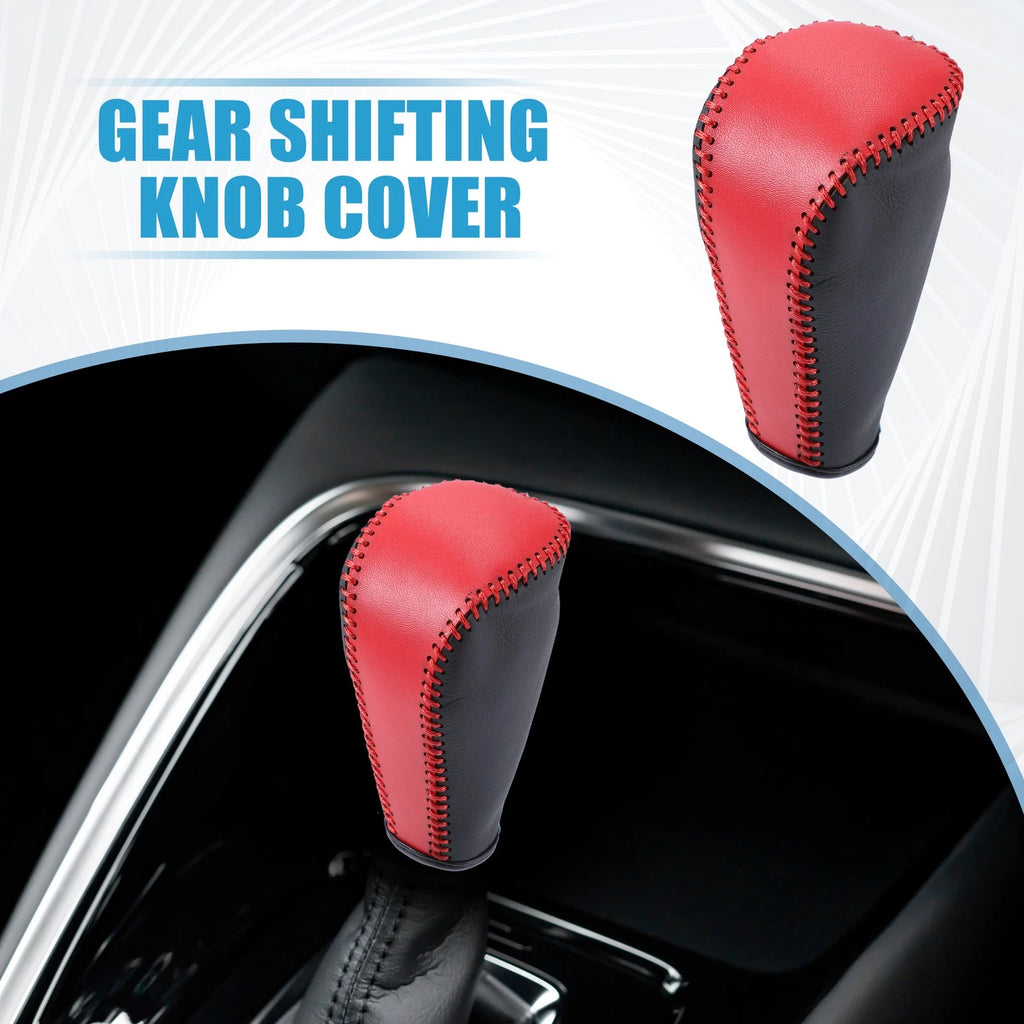 Gear Shifting Knob Cover Hand Brake Cover Set for Toyota Corolla (2014–2018)