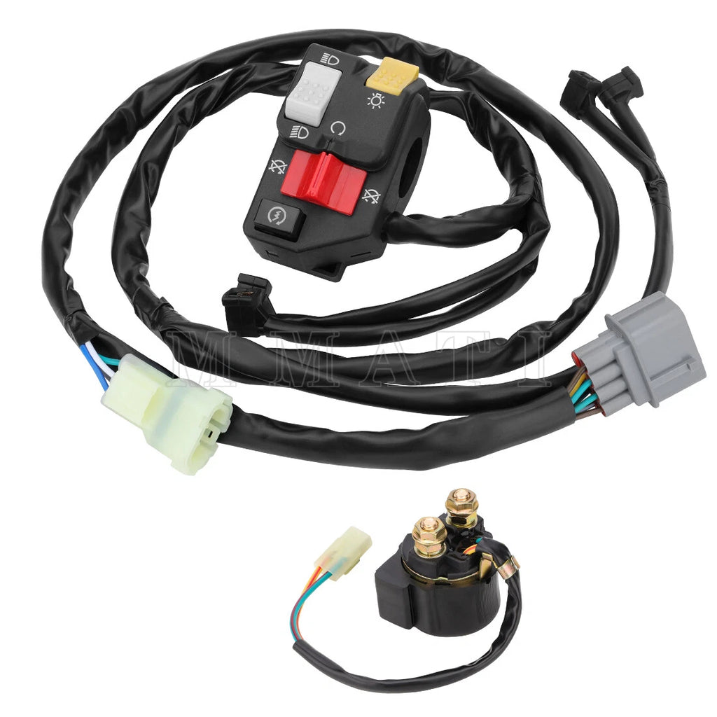 Handlebar Switch & Starter Relay for Honda Rancher 350 TRX350FM/TM (2006)