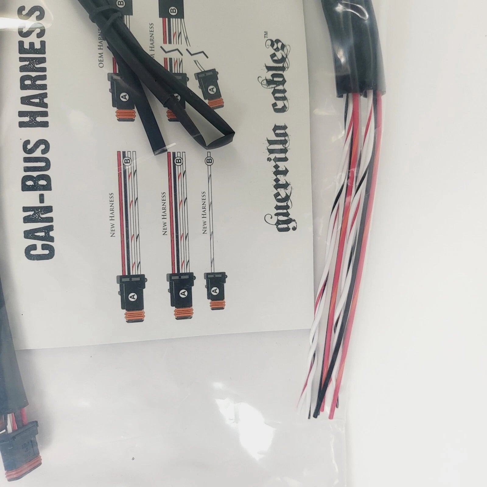Handlebar Wiring Extension Kit for Harley Softail (2011–2023), Dyna (2014–2023), XL (2011–2023)