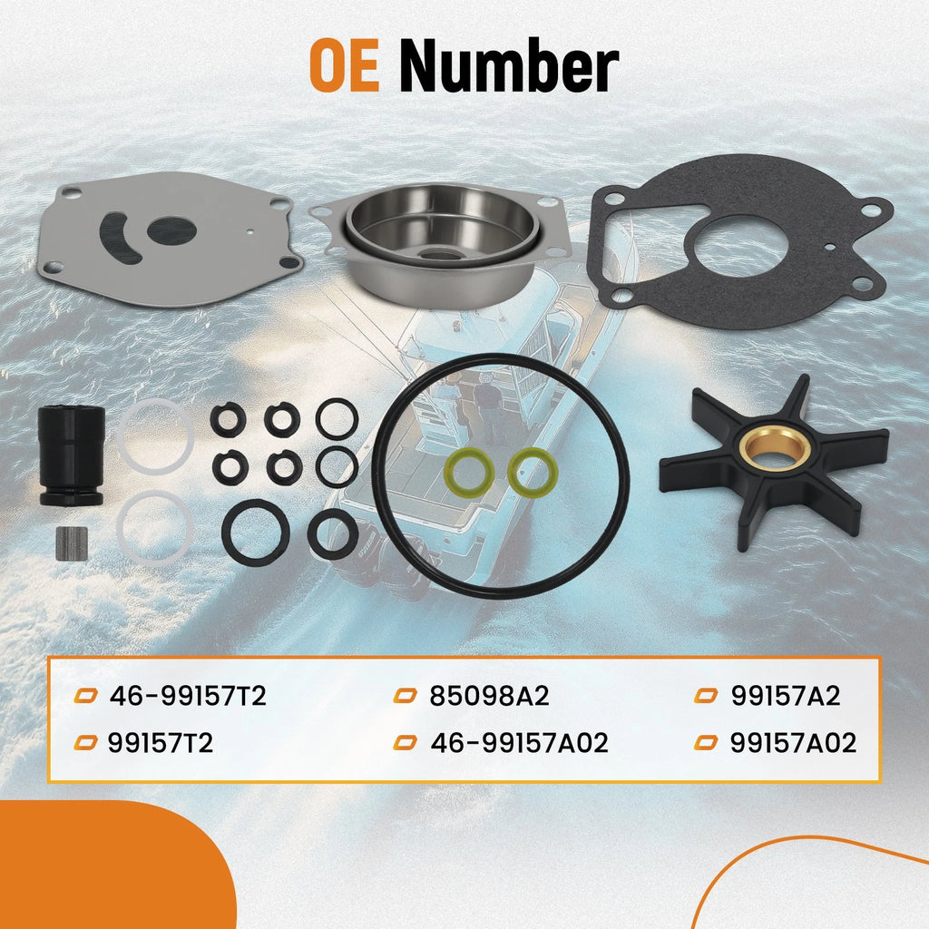Water Pump Kit for Mercury Mariner 25 Sea Pro