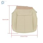 Leather Bottom Seat Cover for Nissan Murano (2015–2023) Tan Perforated