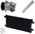 AC Compressor Kit With Condenser Replacement for Jeep Compass 2.4L (2010–2016)