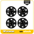 Set of 4 Wheel Hub Caps for R14 Tire & Steel Rim (14") Black