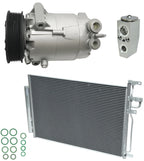 AC Compressor Kit With Condenser for Saturn Vue 2.4L Hybrid (2009–2009)