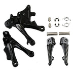 Front Footpegs L&R Brackets for KAWASAKI Ninja ZX10R (2006-2010)