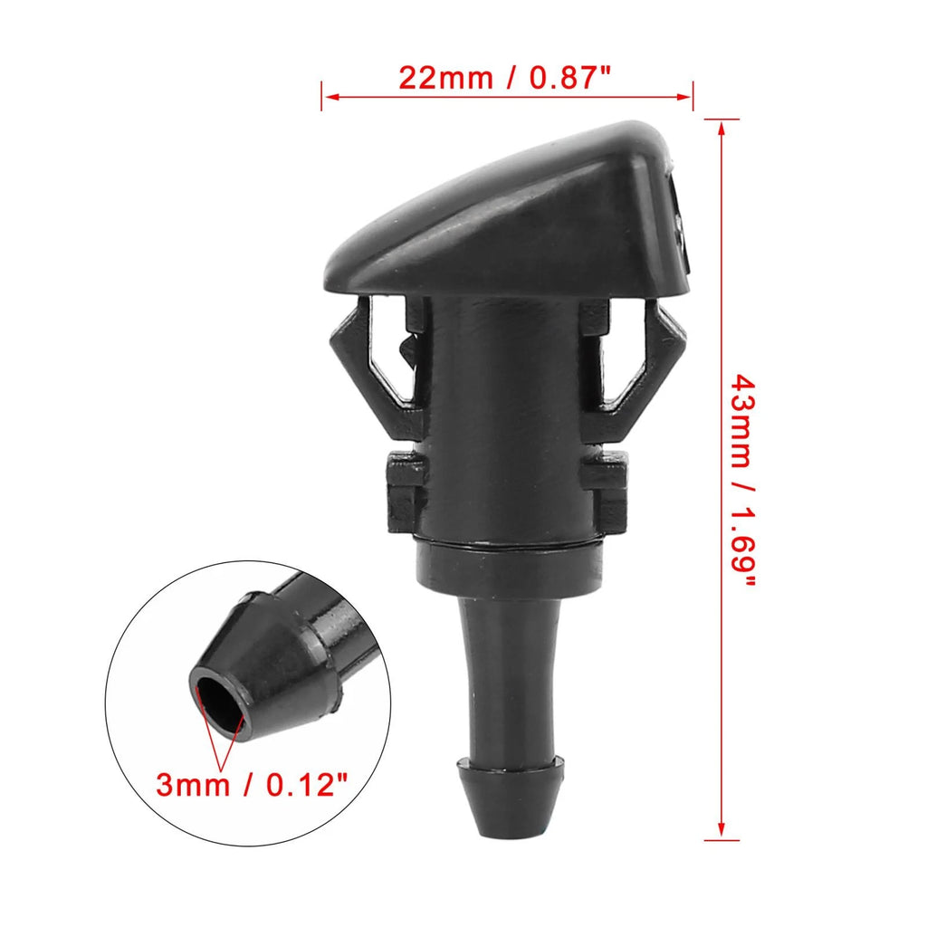 2X Windshield Wiper Washer Nozzle Spray Jet 5116088AA for Dodge Neon (2000–2005)