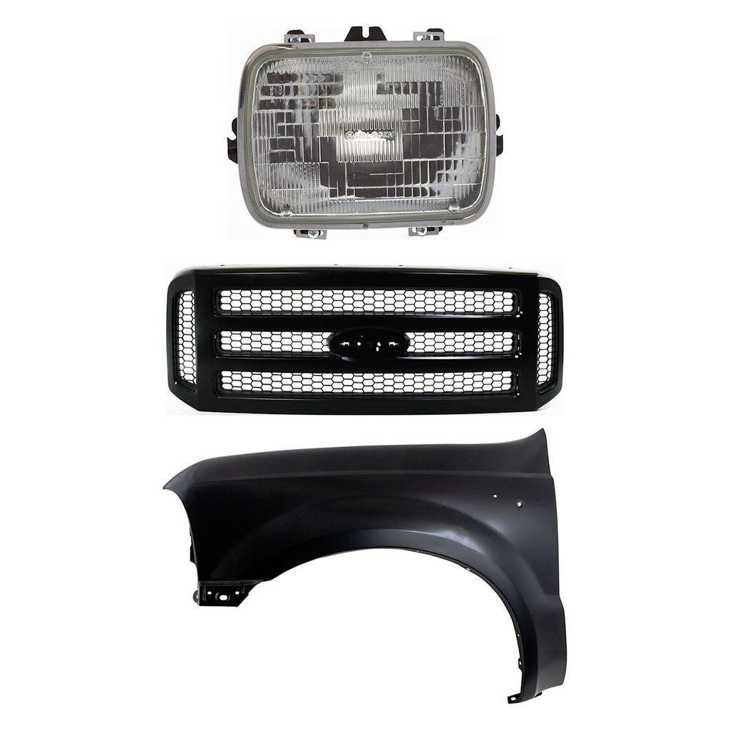 Fender Kit for Ford F-250 F-350 Super Duty (2005–2007) Front Left