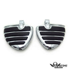 Chrome Wing Mini Floorboards Footpeg for Yamaha Road Star Warrior (2002–2009)